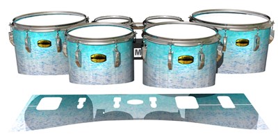 Yamaha 8300 Field Corps Tenor Drum Slips - Icebreaker (Blue)