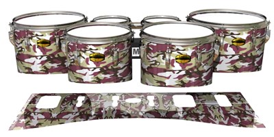 Yamaha 8300 Field Corps Tenor Drum Slips - Jurassic Snow (Neutral)