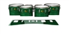 Yamaha 8300 Field Corps Tenor Drum Slips - Lateral Brush Strokes Green and Black (Green)