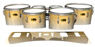 Yamaha 8300 Field Corps Tenor Drum Slips - Light Grain Fade (Neutral)