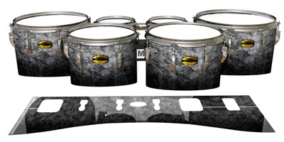 Yamaha 8300 Field Corps Tenor Drum Slips - Mercury Grey Shadow (Neutral)