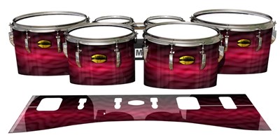 Yamaha 8300 Field Corps Tenor Drum Slips - Molten Pink (Pink)