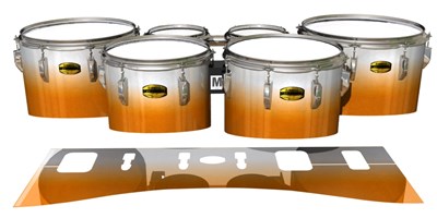 Yamaha 8300 Field Corps Tenor Drum Slips - Orange Sherbet (Orange)