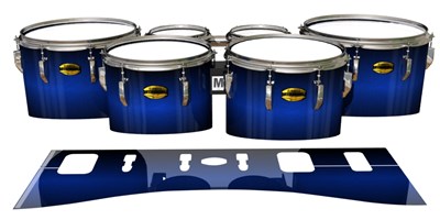Yamaha 8300 Field Corps Tenor Drum Slips - Paradise Night (Blue)