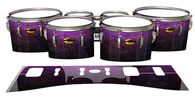 Yamaha 8300 Field Corps Tenor Drum Slips - Purple Dream Fade (Purple)