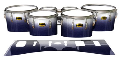 Yamaha 8300 Field Corps Tenor Drum Slips - Riverside Slate (Purple)