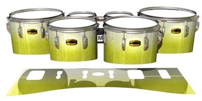 Yamaha 8300 Field Corps Tenor Drum Slips - Salty Lemon (Yellow)