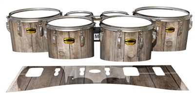 Yamaha 8300 Field Corps Tenor Drum Slips - Vertical Planks (Themed)