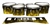 Yamaha 8300 Field Corps Tenor Drum Slips - Yellow Flames (Themed)