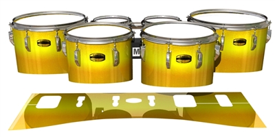 Yamaha 8300 Field Corps Tenor Drum Slips - Yellow Gold (Yellow)
