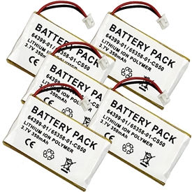 5 Pack Battery Plantronics CS50 CS55 HL10 Headsets