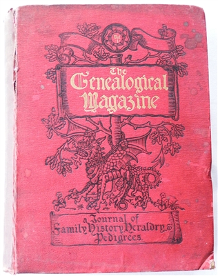 The Genealogical Magazine, Vol 1, May 1897-Apr 1898
