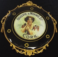 Ogilvie & Moore 1920's Advertising Mirror - Sold