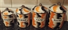 Art Deco Enamel Food Storage Jars Canisters - Sold