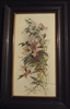 Oil Painting of Roses on Ceramic Signed AHH 1910 - Sold