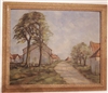 Harold H Bennett Oil on Board of Gristhorpe, Near Scarborough English Impressionist 30's