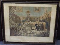 P Mathews & Charles Hunt 1838 The Trial of Bill Burn Engraving