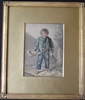George Baxter Print 1853 'The Young Chimney Sweep' - Sold