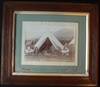 Framed Photograph of Saddlers Shop, 133rd Battery, Royal Field Artillery 1904 Knockenargen, Co Wicklow - Sold