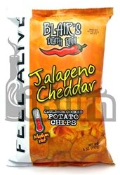 Blair's Death Rain Jalapeno Cheddar Potato Chips 5oz