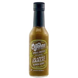 CaJohns Small Batch Jalapeno Garlic Hot Sauce