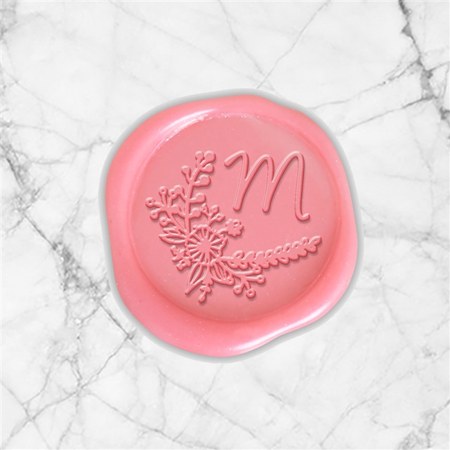 Scriptina Adhesive Wax Seals - 1 1/4" Single Initial