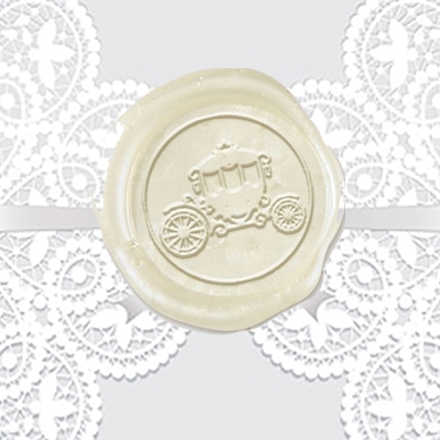 Carriage Coach Adhesive Wax Seals - Wedding Symbol