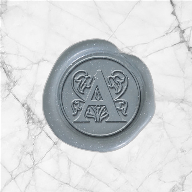 Cappolettera Adhesive Wax Seals - 1" Single Initial