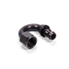 -6 180Â° Socketless Hose End Black