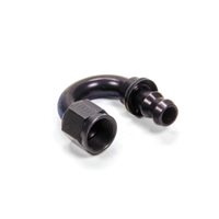 -6 180Â° Socketless Hose End Black