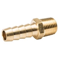 3/8" Hose to 3/8" Male Pipe hose Barb Brass