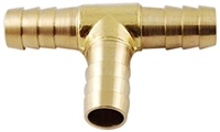 5/8 Hose Brass Barbed Tee