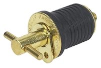 1" Brass Boat Bailer Plug