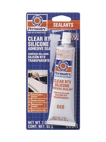 Permatex Clear RTV Silicone Adhesive Sealant