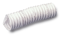 White Vinyl Blower Vent Hose 3" X 10'