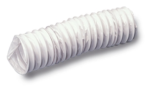 White Vinyl Blower Vent Hose 3" X 10'