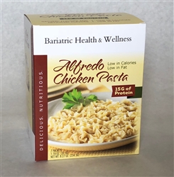 Alfredo Chicken Pasta noodles meal bariatric diet protein healthy entree