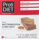 butterscotch & sea salt wafer protein bar snack diet food bariatric