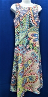 Slip On Maxi Dress "Botanical Flowers"