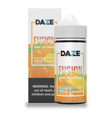 7 Daze Fusion Orange Yuzu Tangerine 100ml $12.99