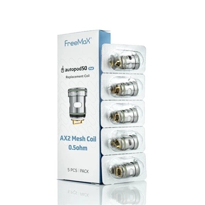 FreeMaX AutoPod50 AX2 Replacement Coils - 5 Pack $15.95 -Ejuice Connect online vape shop