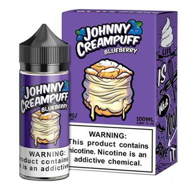 Johnny Creampuff - Blueberry by Tinted Brew Liquid Co 60mL $11.99 -Ejuice Connect online vape shop