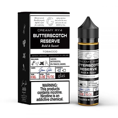 Butterscotch Grand Reserve - Glas Basix Series E-Liquid 60ml - $11.99 -Ejuice Connect online vape shop