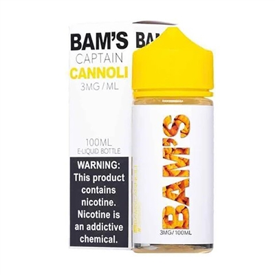 Bam's Captain Cannoli E-Liquid - 100ml - $12.95 -Ejuice Connect online vape shop