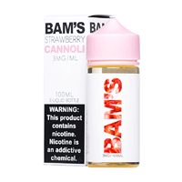 Bam's Strawberry Cannoli E-Liquid - 100ml - $12.95 -Ejuice Connect online vape shop