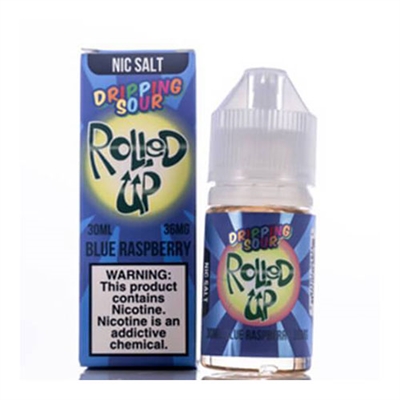 Blue Raspberry Rolled Up Nic Salt by Dripping Sour E-Liquid - 30ml - $8.99 -Ejuice Connect online vape shop