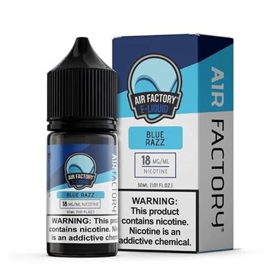 Blue Razz Salt Factory by Air Factory E-Liquid 30ml $11.99 Nicotine Salt Vape -Ejuice Connect online vape shop