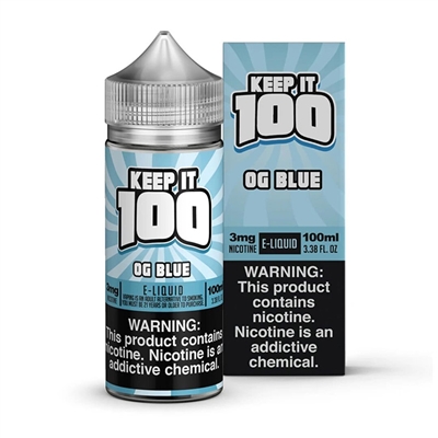 OG Blue (Blue Slushie by Keep it 100 E-Liquid - 100ml $11.99 -Ejuice Connect online vape shop