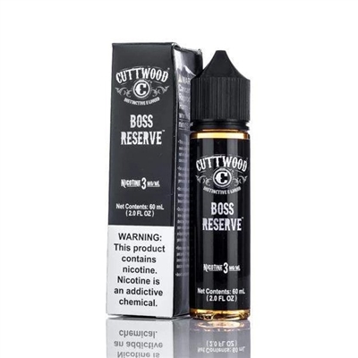 Boss Reserve by Cuttwood E-Liquid 60ml $12.79 - Discount Vapor -Ejuice Connect online vape shop