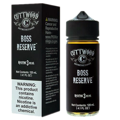 Boss Reserve by Cuttwood Vapor 120ml - Lowest Price Online - 20.99 - E Juice Connect